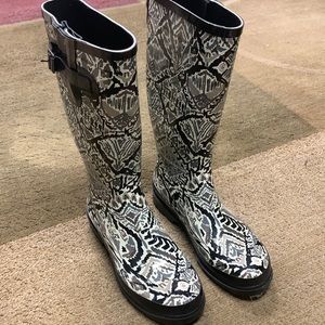 Patterned Rain Boots